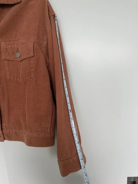 Uniqlo Corduroy Jacket in Rust - Picture 5 of 7